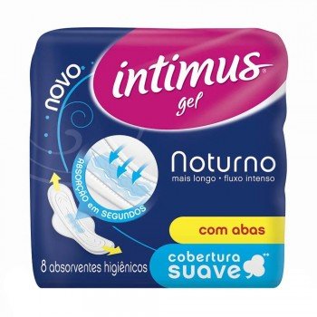 ABSORVENTE INTIMUS NOTURNO C/ ABAS C/8