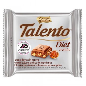 CHOCOLATE GAROTO TALENTO DIET 25G