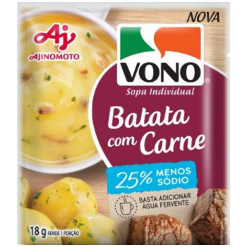 SOPA VONO BATATA C/CARNE MENOS SODIO 18 GR