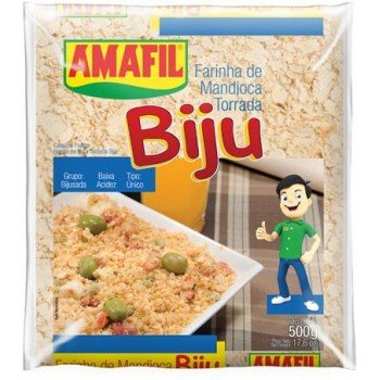 FARINHA DE MANDIOCA AMAFIL BIJU TORRADA 500 GR