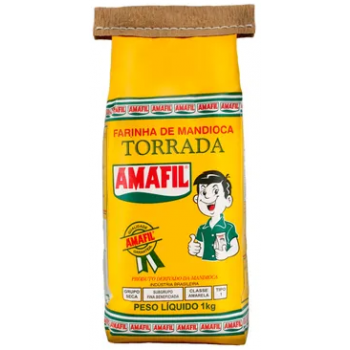 FARINHA DE MANDIOCA AMAFIL TORRADA PAPEL 1 KG