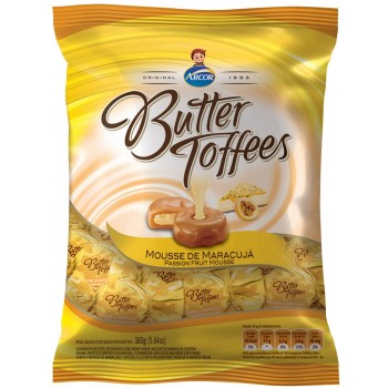 BALA ARCOR BUTTER TOFFEES MARACUJA 100G