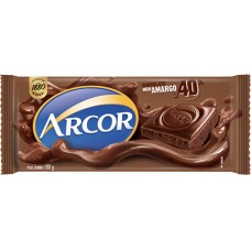 CHOCOLATE ARCOR MEIO AMARGO 40 DE CACAU 80 GR