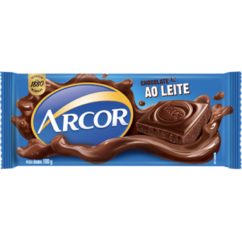 CHOCOLATE ARCOR AO LEITE 80GR