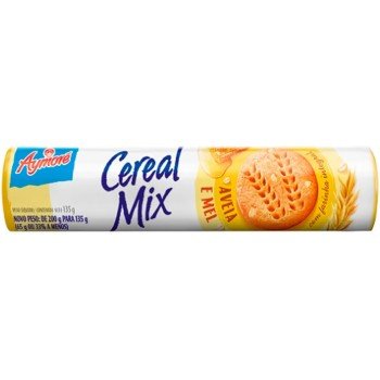 BISCOITO AYMORE CEREAL MIX AVEIA E MEL 135GR