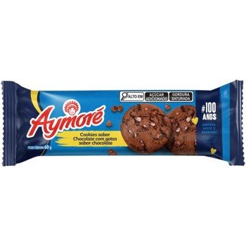 BISCOITO AYMORE COOKIE CHOCOLATE 60 GR