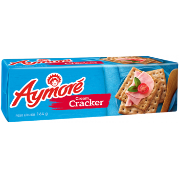 BISCOITO AYMORE CREAM CRACKER 164 GR