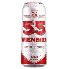 CERVEJA WIENBIER PILSEN 55 LATÃO 473ML