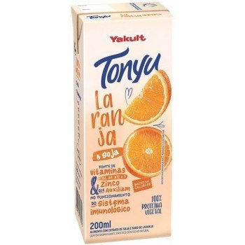 SUCO SOJA TONYU LARANJA 200 ML