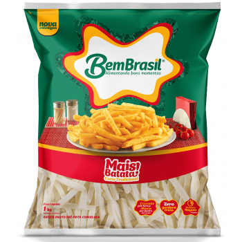 BATATA PRE FRITA BEM BRASIL PALITO 1 KG