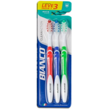 ESCOVA DENTAL BIANCO CLEAN ACTION MACIA L3 P2