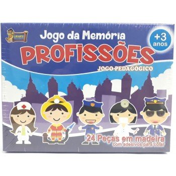 BRINQ. JOGO DA MEMORIA PROFISSOES REF 4053