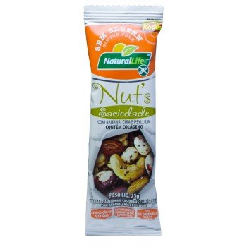 CEREAL BARRA NUTS SACIEDADE 25 GR