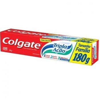 CREME DENTAL COLGATE TRIPLA AÇÃO 180G