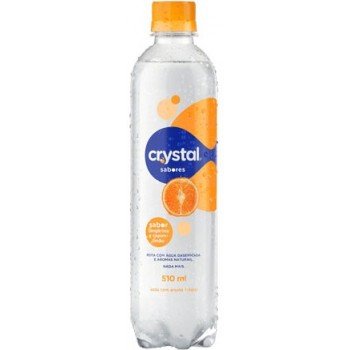 AGUA CRYSTAL C/GAS SPARKLING TANGERINA 510ML