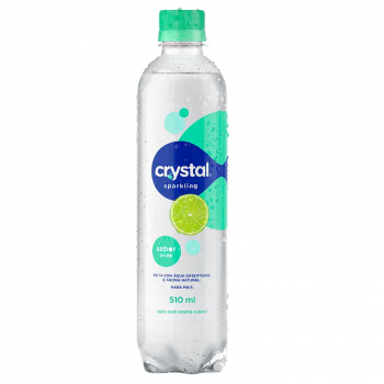 AGUA CRYSTAL C/GAS SPARKLING LIMAO 510ML