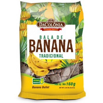 BALA DE BANANA TRADICIONAL DA COLONIA 160 GR