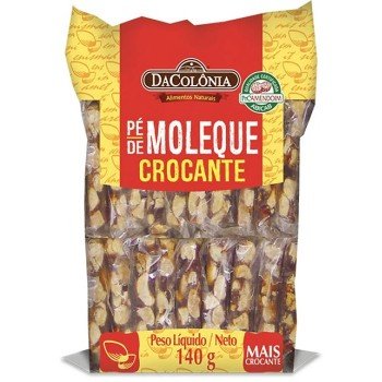 PÉ DE MOLEQUE DA COLONIA CROCANTE 140 GR