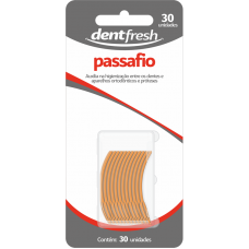 PASSA FIO DENTAL DENTFRESH 30 UN