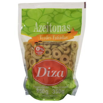 AZEITONA VERDE DIZA FATIADAS SACHE 350 GR