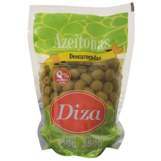 AZEITONA VERDE DIZA SEM CAROÇO SACHE 350 GR