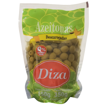 AZEITONA VERDE DIZA SEM CAROÇO SACHE 350 GR