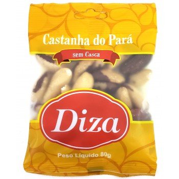 CASTANHA DO PARÁ DIZA S/CASCA 80GR