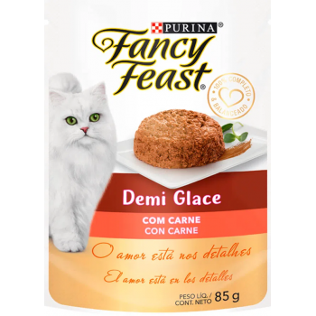 RAÇÃO PURINA GATOS FANCY FEAST CARNE SACHÊ 85 GR