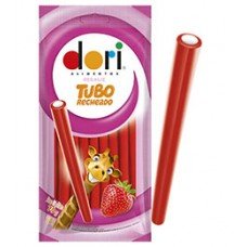 BALA DORI TUBO RECHEADO MORANGO/NATA 70GR