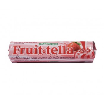 BALA FRUITTELLA MORANGO 40G C/10UN