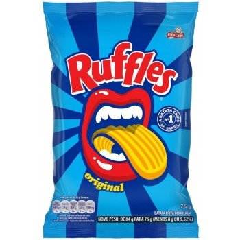 SALGADINHO ELMA CHIPS RUFFLES ORIGINAL 76G