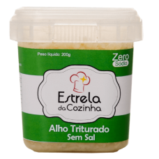 TEMPERO ESTRELA DA COZINHA ALHO TRITUR S/SAL 200GR