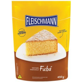 MISTURA PARA BOLO FLEISCHMANN FUBA 390 GR