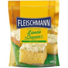 MISTURA PARA BOLO FLEISCHMANN LIMAO CREMOSO 390 GR