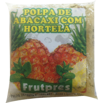 POLPA DE FRUTA FRUTPRES ABACAXI C/HORTETÃ 100GR