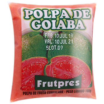 POLPA DE FRUTA FRUTPRES GOIABA 100GR