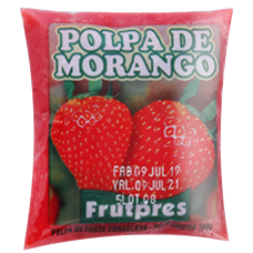 POLPA DE FRUTA FRUTPRES MORANGO 100GR