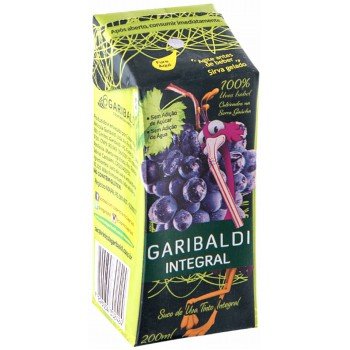 SUCO GARIBALDI UVA TINTO INTEGRAL 200 ML