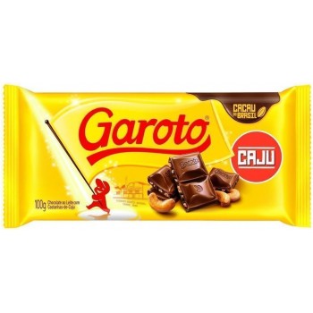 CHOCOLATE GAROTO CAJU 80G