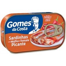 SARDINHA GOMES DA COSTA MOLHO TOMATE PICANTE 125G