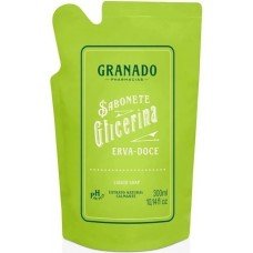 SABONETE LIQUIDO GRANADO REFIL ERVA DOCE 300 ML