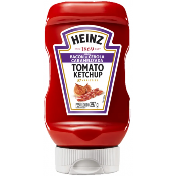 KETCHUP HEINZ BACON&CEBOLA CARAMELIZADA PET 397G