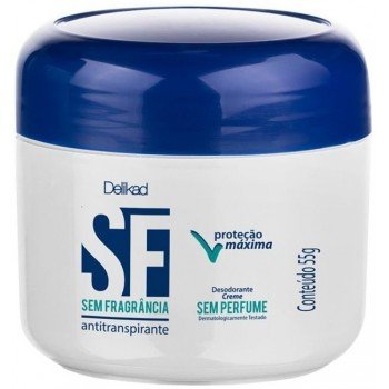 DESODORANTE DELIKAD SF CREME SEM PERFUME 55 ML