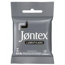 PRESERVATIVO JONTEX LUBRIFICADO C/3UNIDADES