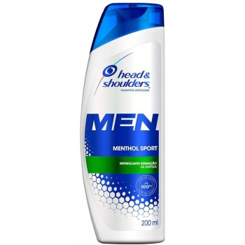 SHAMPOO HEAD SHOULDERS MEN MENTHOL 200ML