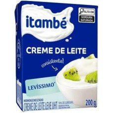 CREME DE LEITE ITAMBE LEVISSIMO TP 200G