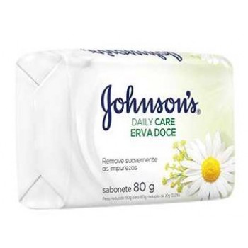 SABONETE JOHNSON DAILY CARE ERVA DOCE 80 GR