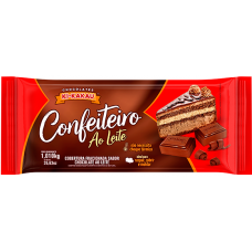 CHOCOLATE KI KAKAU CONFEITEIRO AO LEITE 1.01 KG