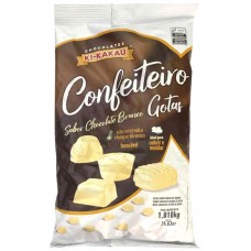 CHOCOLATE KI KAKAU CONFEITEIRO BRANCO GOTAS 1.01KG