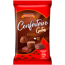 CHOCOLATE KI KAKAU CONFEITEIRO LEITE GOTAS 1.01 KG